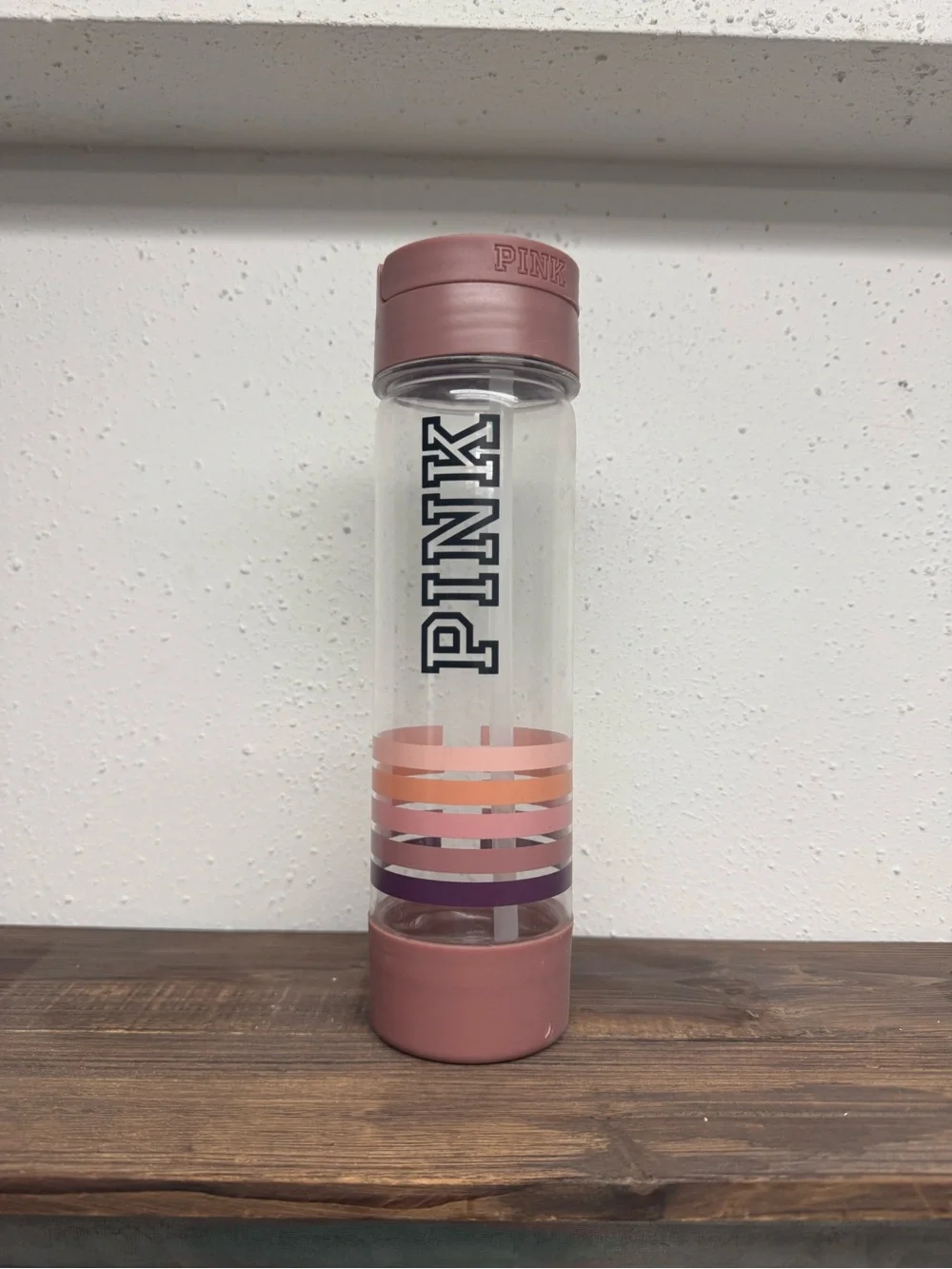 PINK Travel Water Bottle